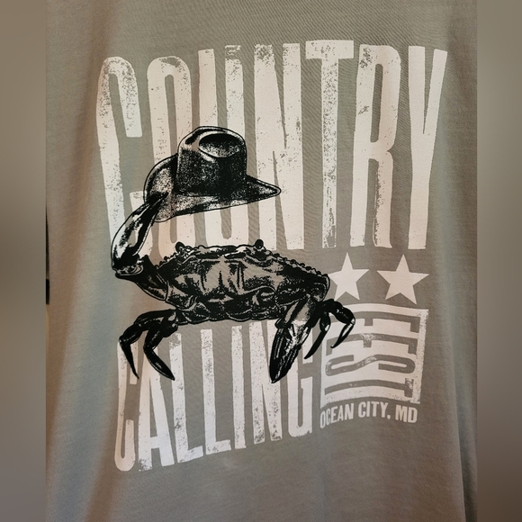 NWOT: Country Calling Festival shirt; size medium; Ocean City, Maryland - Picture 2 of 4